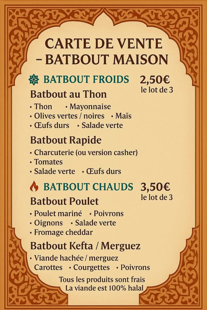 Batbouts maison